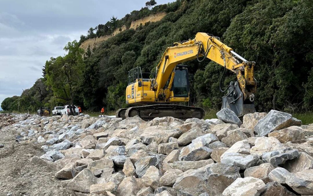 Stafford Drive Slip Clearing and Rock Placement